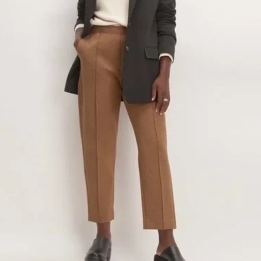 Everlane Dream Pant in Brown (hemmed length)